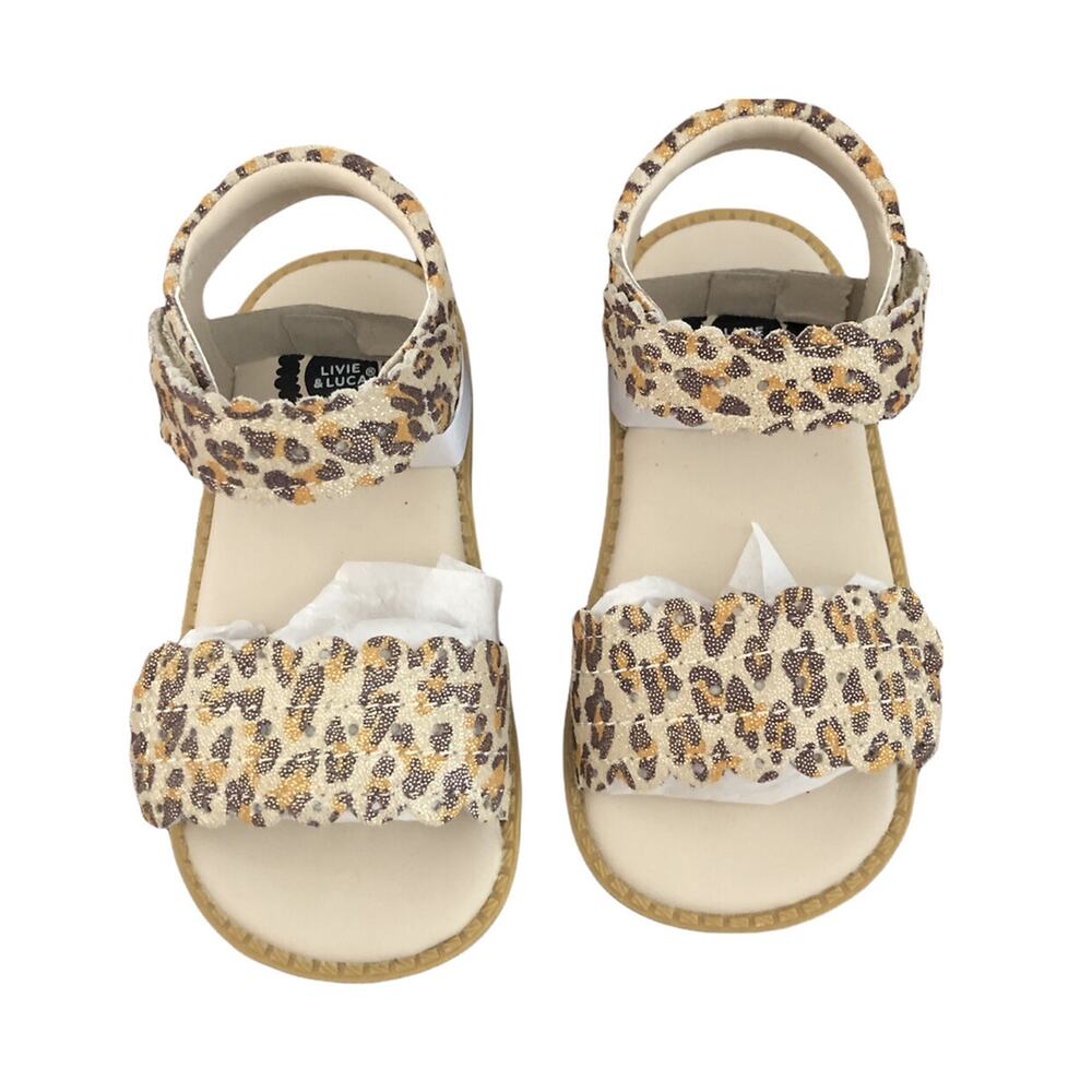 NEW! Livie & Luca Leopard Posey Sandals